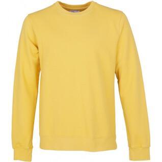 Sweatshirt ronde hals Colorful Standard Classic Organic lemon yellow