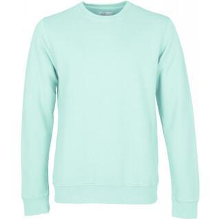 Sweatshirt ronde hals Colorful Standard Classic Organic light aqua