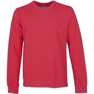 Sweatshirt ronde hals Colorful Standard Classic Organic scarlet red
