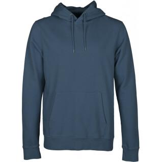 Hooded sweatshirt Colorful Standard Classic Organic petrol blue