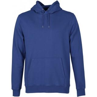 Hooded sweatshirt Colorful Standard Classic Organic royal blue