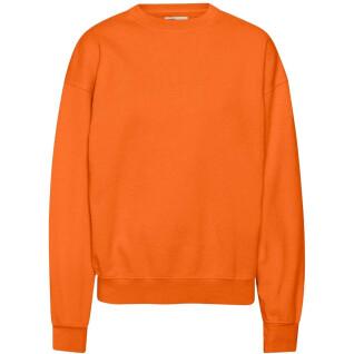 Sweatshirt ronde hals Colorful Standard Organic oversized burned orange