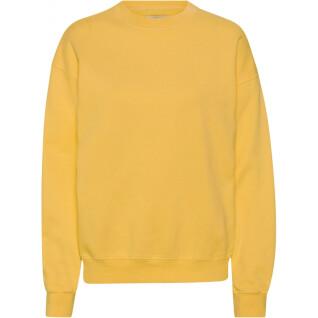 Sweatshirt ronde hals Colorful Standard Organic oversized burned yellow