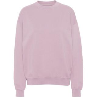 Sweatshirt ronde hals Colorful Standard Organic oversized faded pink