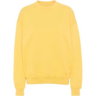 Sweatshirt ronde hals Colorful Standard Organic oversized lemon yellow