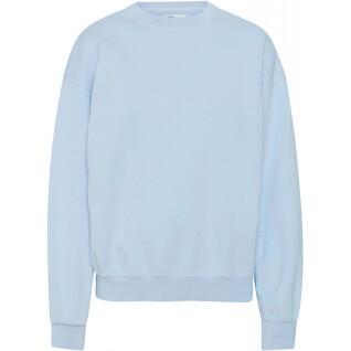 Sweatshirt ronde hals Colorful Standard Organic oversized polar blue