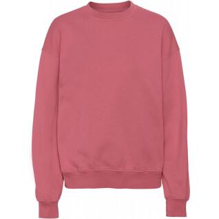 Sweatshirt ronde hals Colorful Standard Organic oversized raspberry pink