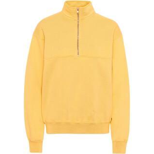 Sweatshirt 1/4 rits Colorful Standard Organic lemon yellow