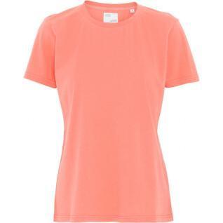 Dames-T-shirt Colorful Standard Light Organic bright coral