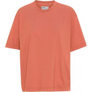 Dames-T-shirt Colorful Standard Organic oversized dark amber