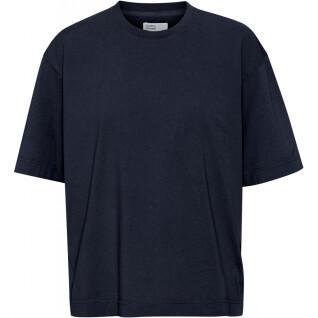 Dames-T-shirt Colorful Standard Organic oversized navy blue