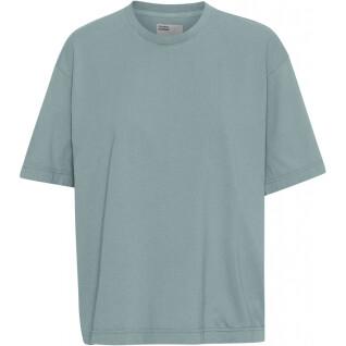 Dames-T-shirt Colorful Standard Organic oversized steel blue