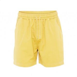 Twill Short broek Colorful Standard Organic lemon yellow