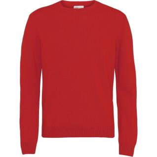 Wollen trui met ronde hals Colorful Standard Classic Merino scarlet red