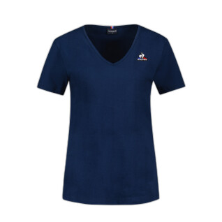 Dames-T-shirt met v-hals Le Coq Sportif Essentiels N°1