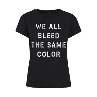 Dames-T-shirt Mister Tee Blood Color