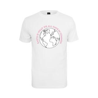 Dames-T-shirt Mister Tee planet earth