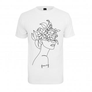 Dames-T-shirt Mister Tee femme one line fruit