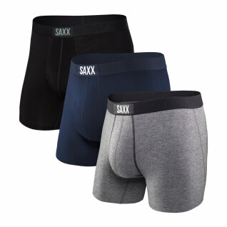 Set van 3 ultrazachte boxershorts Saxx Vibe - Everyday