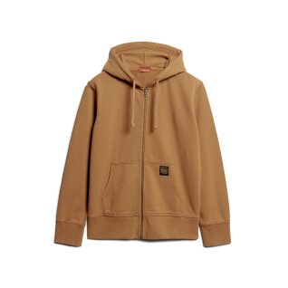 Casual zip-up hoodie met contrasterende stiksels Superdry