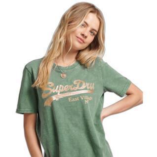 Dames-T-shirt Superdry Vintage Logo Borough