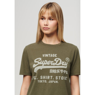 Dames-T-shirt Superdry Vintage Logo Heritage