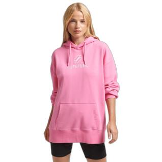 Dames sweater met oversized capuchon Superdry Stacked