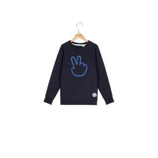 Sweatshirt ronde hals kind French Disorder Peace