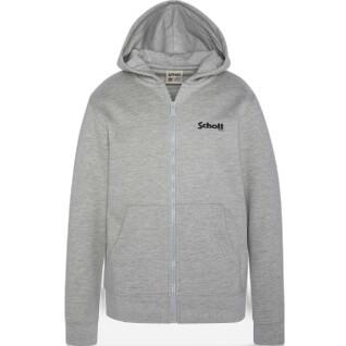 Zip-up hoodie voor kinderen Schott