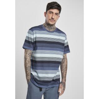 T-shirt Urban Classics yarn dyed sunrise stripe (grandes tailles)