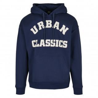 Hooded sweatshirt Urban Classics college print