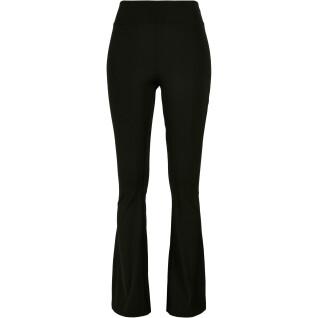 Dames flared legging met hoge taille Urban Classics Recycled GT