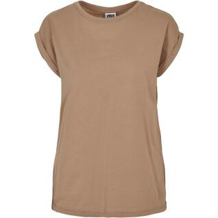 Dames-T-shirt Urban Classics Extended Shoulder