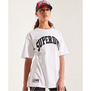 Effen dames-T-shirt Superdry Varsity Arch