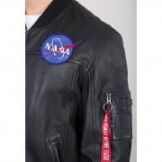 Jas Alpha Industries MA-1 LW NASA Leather