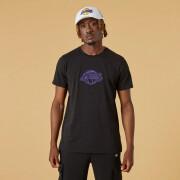 T-shirt met korte mouwen Los Angeles Lakers Chain Stitch Logo