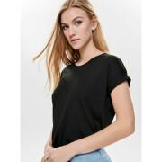 Dames-T-shirt Only Moster manches courtes col rond