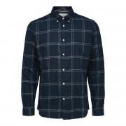 Overhemd Selected flannel manches longues slim