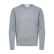 Pullover Selected Newcoban lambs wool col rond