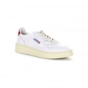 Trainers Autry Medalist LL21 Leather White/Red