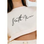 Sweatshirt vrouw Sixth June basic signature