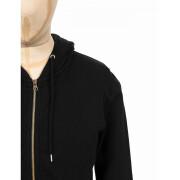 Hooded sweatshirt met rits Colorful Standard Classic Organic deep black