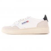 Trainers Autry Medalist LS21 Leather Suede White/Black