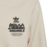 Grafisch sweatshirt met halve rits voor kinderen adidas Originals