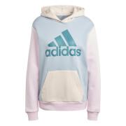 Dames fleece sweater met capuchon adidas Essentials Logo Boyfriend
