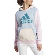 Dames fleece sweater met capuchon adidas Essentials Logo Boyfriend