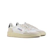 Trainers Autry Medalist LS21 Leather Suede White/Black