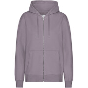 Hooded sweatshirt met rits Colorful Standard Classic Organic Purple Haze