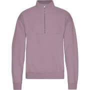 1/4 rits sweater Colorful Standard Organic Pearly Purple