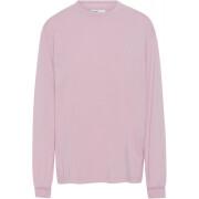 T-shirt met lange mouwen Colorful Standard Organic oversized faded pink